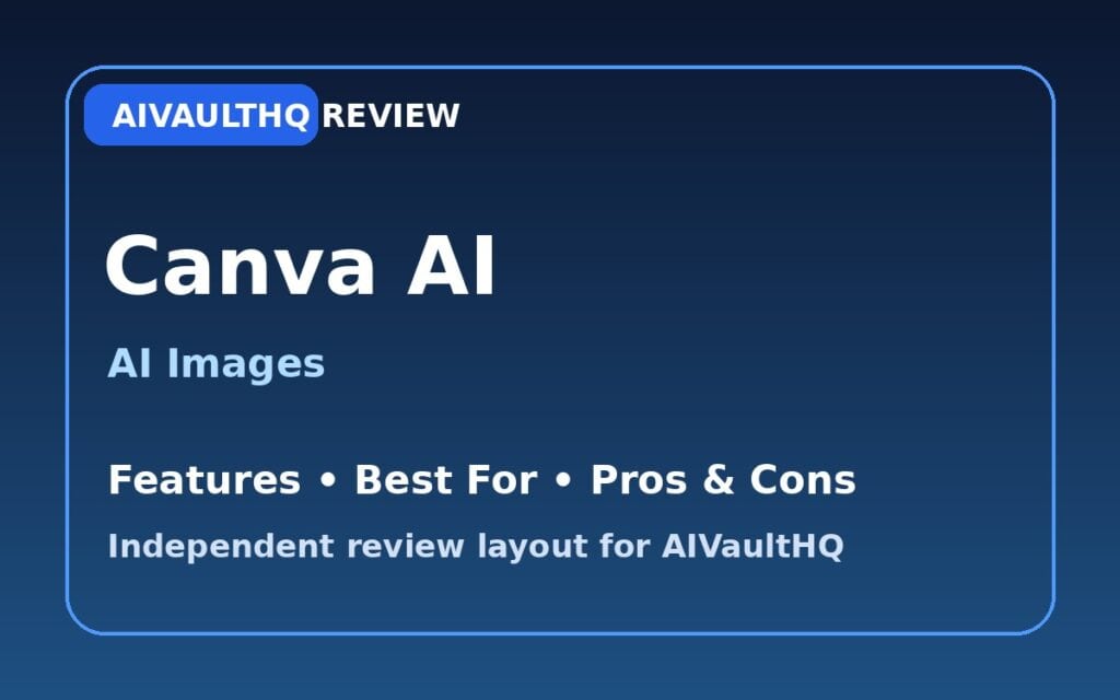 Canva AI AI tool review