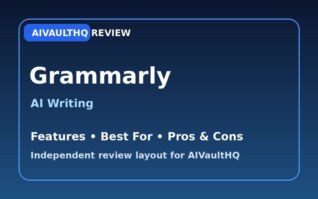 Grammarly AI tool review