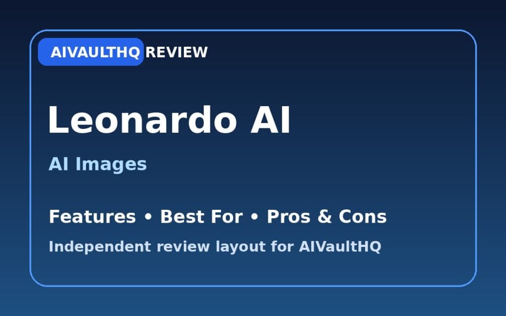 Leonardo AI AI tool review